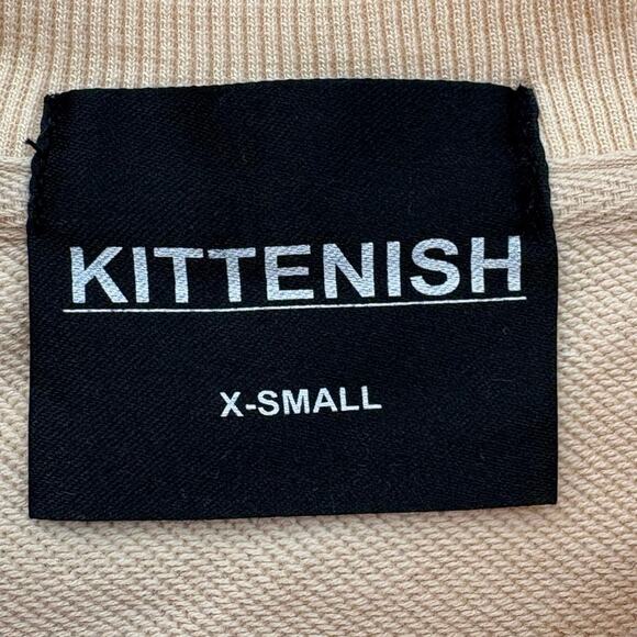 Kittenish Cream Leopard Sweatshirt XS - Picture 3 of 4